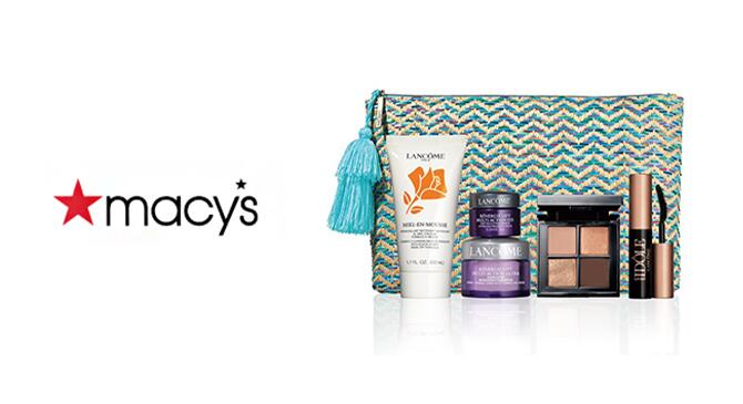 Macy's现有Lancome兰蔻满$42.5送6件套好礼