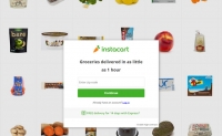 从当地商店送来的杂货：Instacart