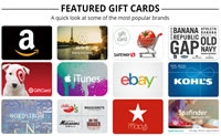 美国礼品卡商城： Gift Card Mall