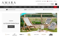 Amara美国站：英国高端家居礼品网站，世界各地的奢侈家具品牌