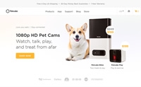 远程Wi-Fi宠物监控相机：Petcube