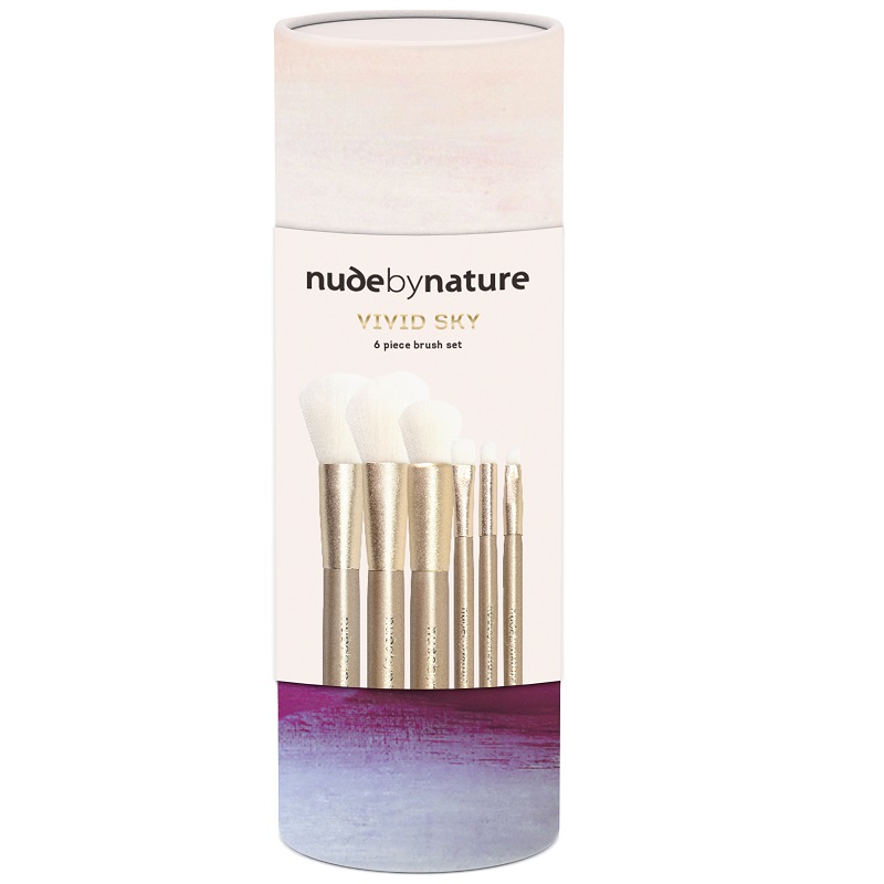 Nude By Nature Vivid Sky化妆刷6件套 1套