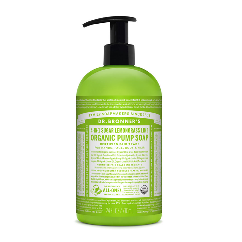 Dr Bronner's 布朗博士 有机柠檬草精油洗手液 沐浴露 710ml