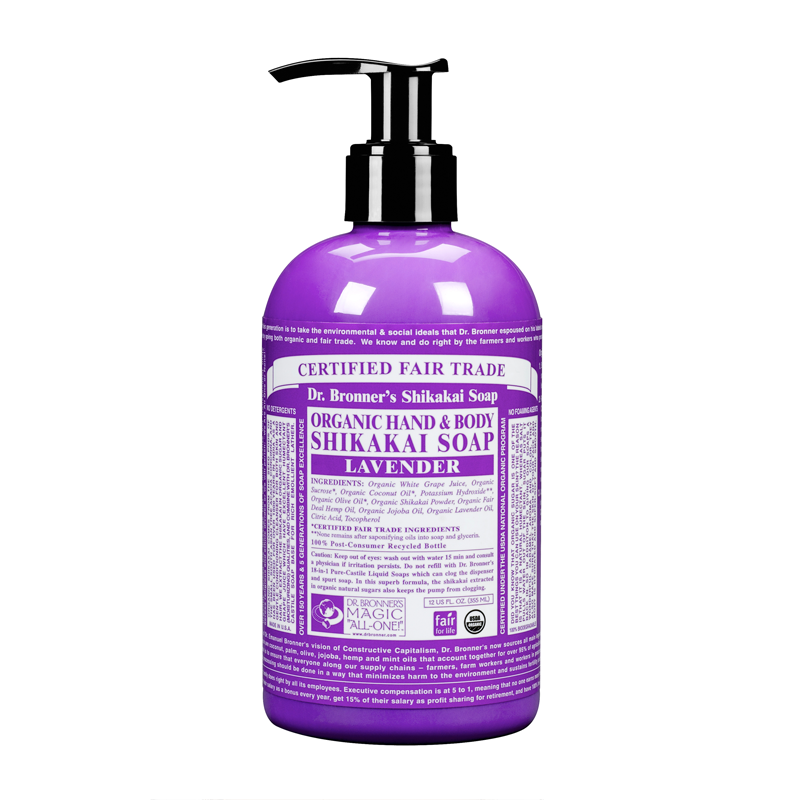 Dr Bronner's 布朗博士 有机薰衣草精油洗手液 沐浴露 355ml