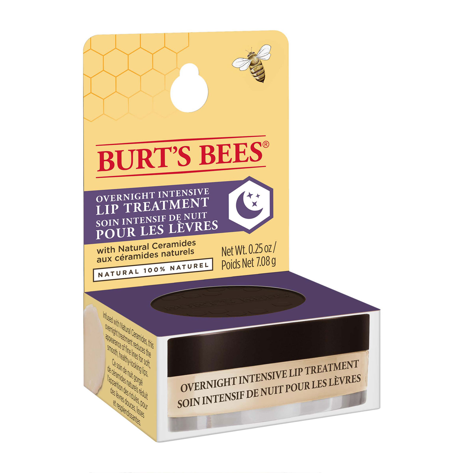 Burt’s Bees 小蜜蜂 夜间修护润唇膏 7 08g
