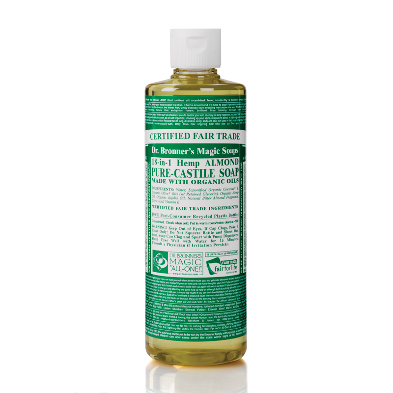 Dr Bronner's布朗博士 有机杏仁精油8合1液体皂 洗手液 洁颜露 472ml