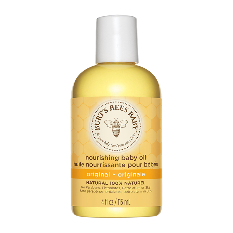 Burt's Bees 小蜜蜂 宝宝婴儿小麦杏仁润肤按摩油 115ml