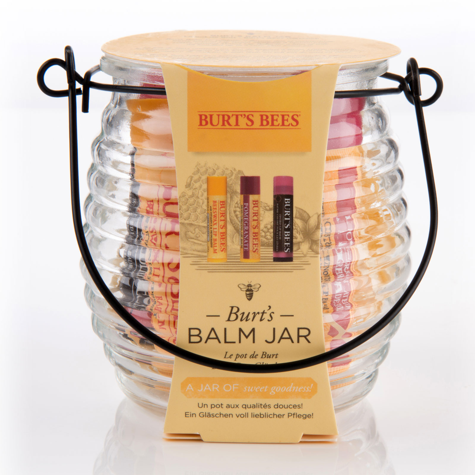 Burt's Bees 小蜜蜂 蜜罐保湿滋润润唇膏3支套装 3x4 25g