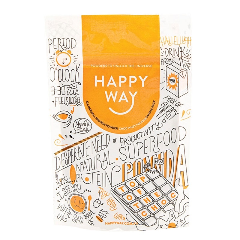 Happy Way 乳清蛋白粉 巧克力味 60g