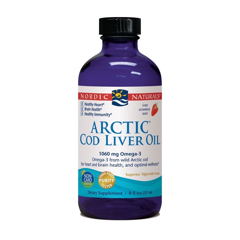 Nordic Naturals 挪威小鱼北极鳕鱼鱼肝油（草莓味）237ml