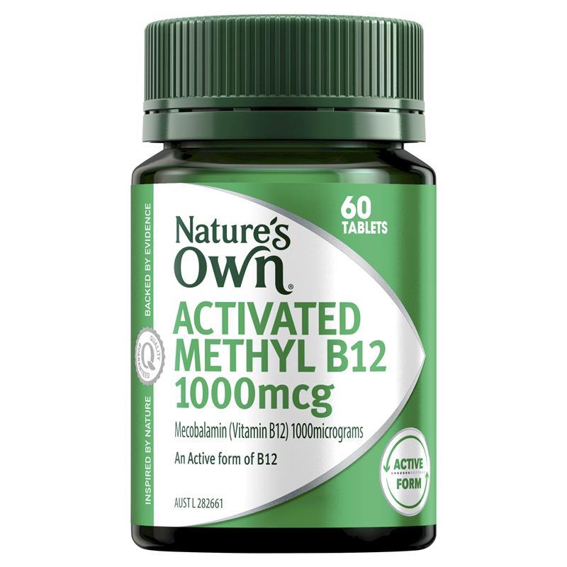 Nature s Own 1000mcg维生素B12营养片 60片