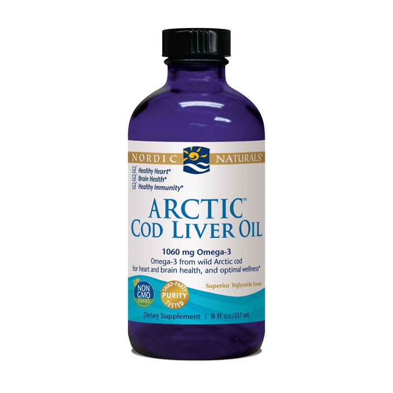 Nordic Naturals 挪威小鱼 北极鳕鱼鱼肝油（原味）237ml