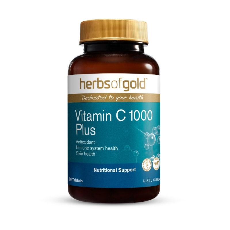 Herbs of Gold 1000mg 天然高活性维生素C营养片 60片