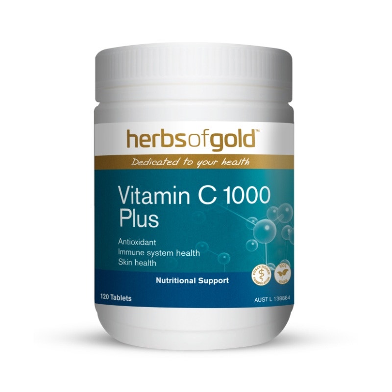 Herbs of Gold 1000mg 天然高活性维生素C营养片 120片