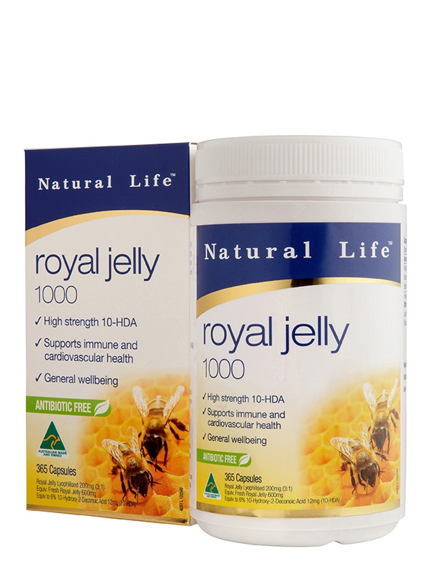 Natural life 1000mg 高强度蜂王浆胶囊 365粒