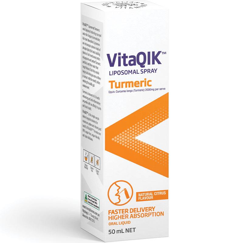 Henry Blooms VitaQIK 2000mg 姜黄素舌下喷雾 50ml 关节健康