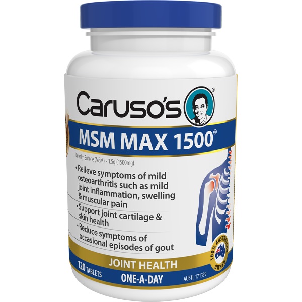 Caruso s NatUral Health 1500mg二甲基砜（MSM）?；す枪亟谔弁雌?120片