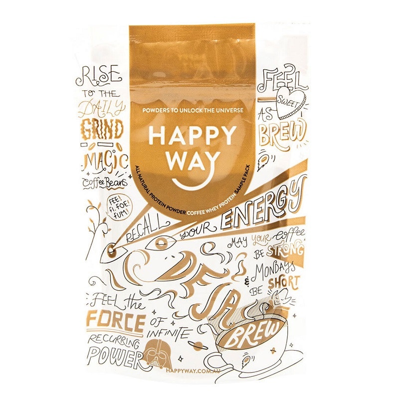 Happy Way 乳清蛋白粉 咖啡味 60g