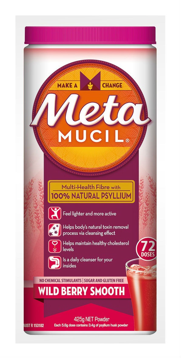 Metamucil 吸油纤维素膳食纤维 鲜莓味 72次 425g (无糖零脂肪)
