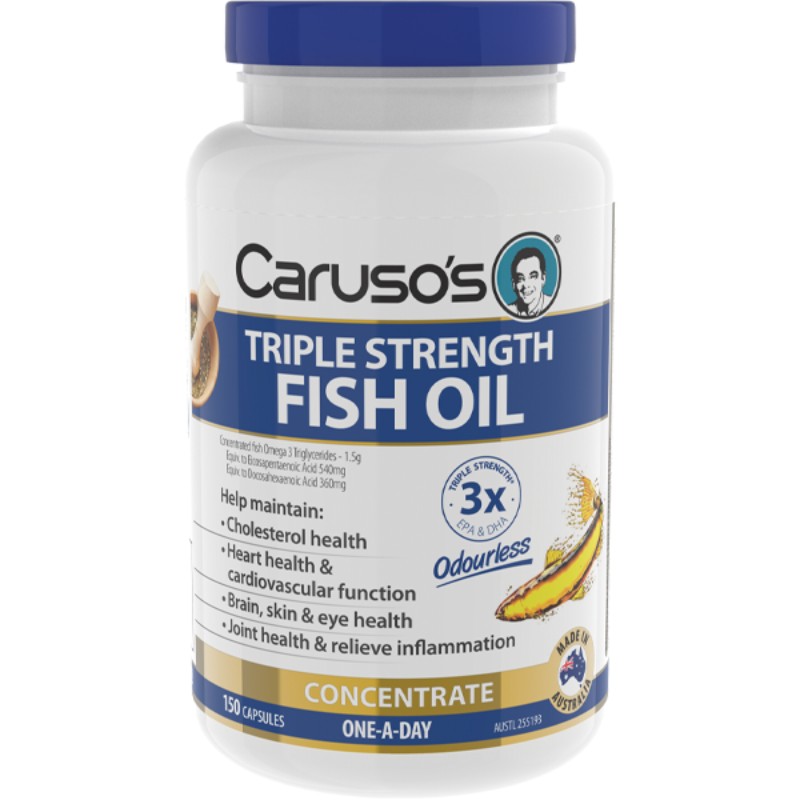 Caruso’s  三倍高浓度深海鱼油胶囊150粒