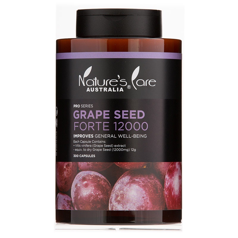 Nature's Care Pro系列 葡萄籽精华胶囊12000mg 300粒（美白淡斑抗衰老）