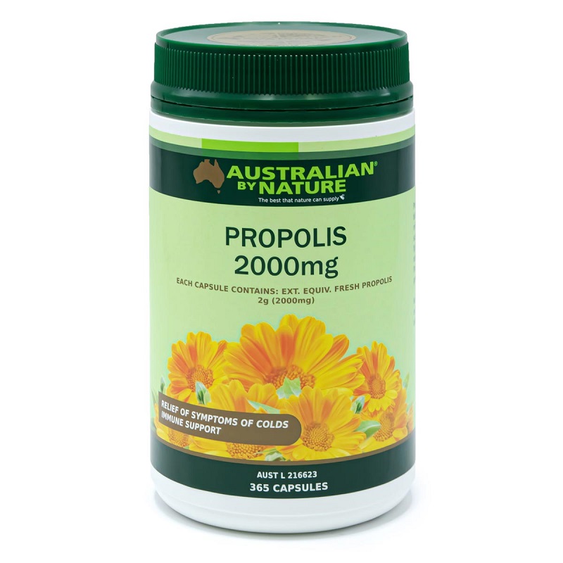 Australian By Nature 天然黑蜂胶胶囊 2000mg 365粒