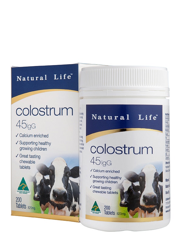 Natural life 牛初乳咀嚼片 200片