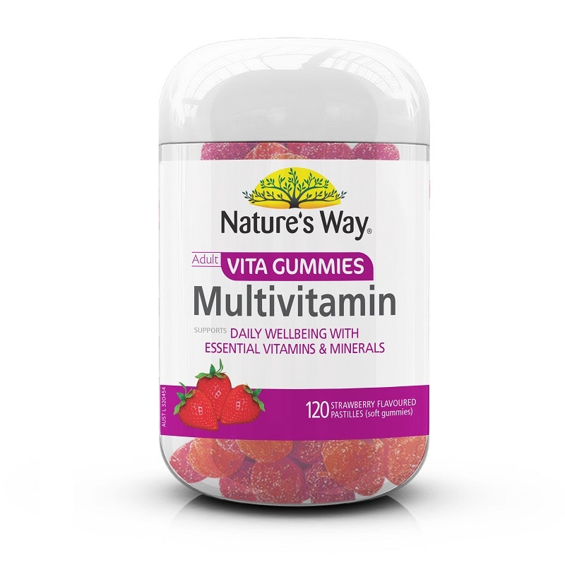 Nature's Way 佳思敏 成人复合维生素软糖 120粒 覆盆子味