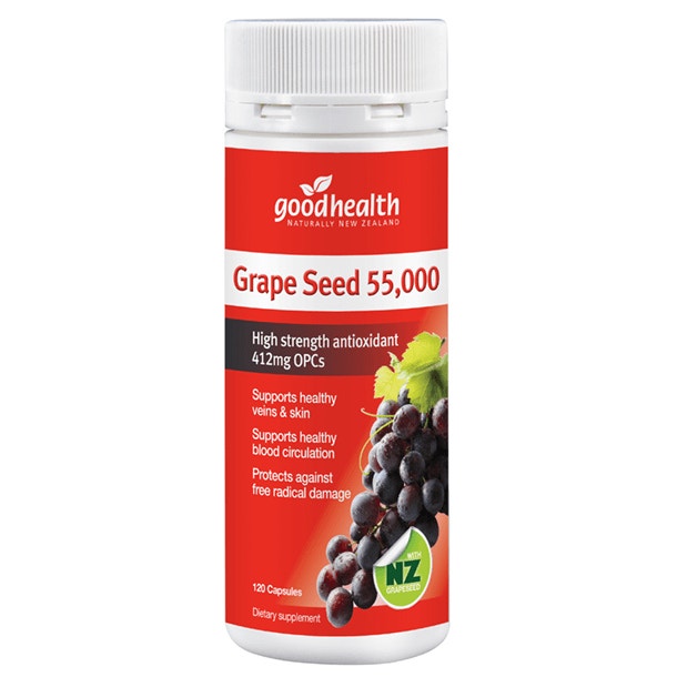 Good Health 好健康 高浓度葡萄籽精华55000mg 120粒（排毒抗氧化，祛痘淡斑）