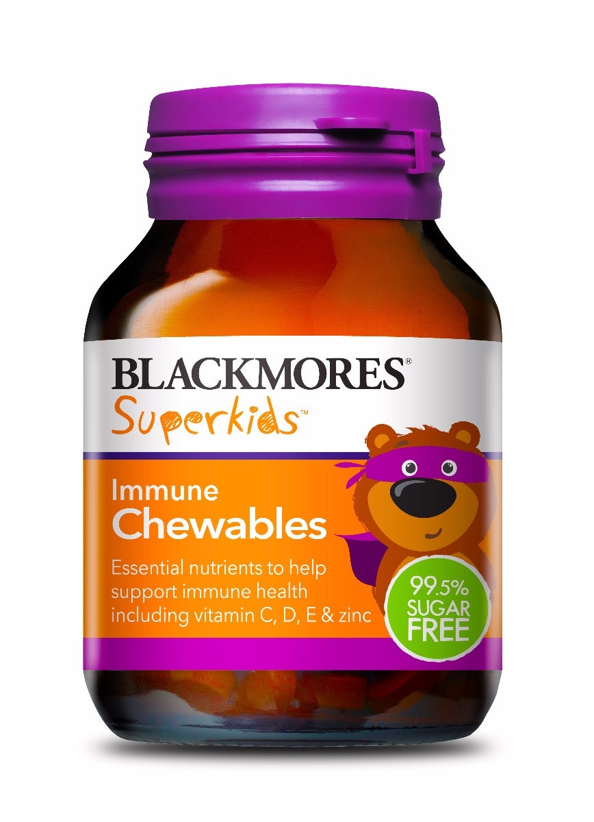 Blackmores SuperKids 儿童提高免疫力咀嚼片 60片（不含人工色素 甜味剂）