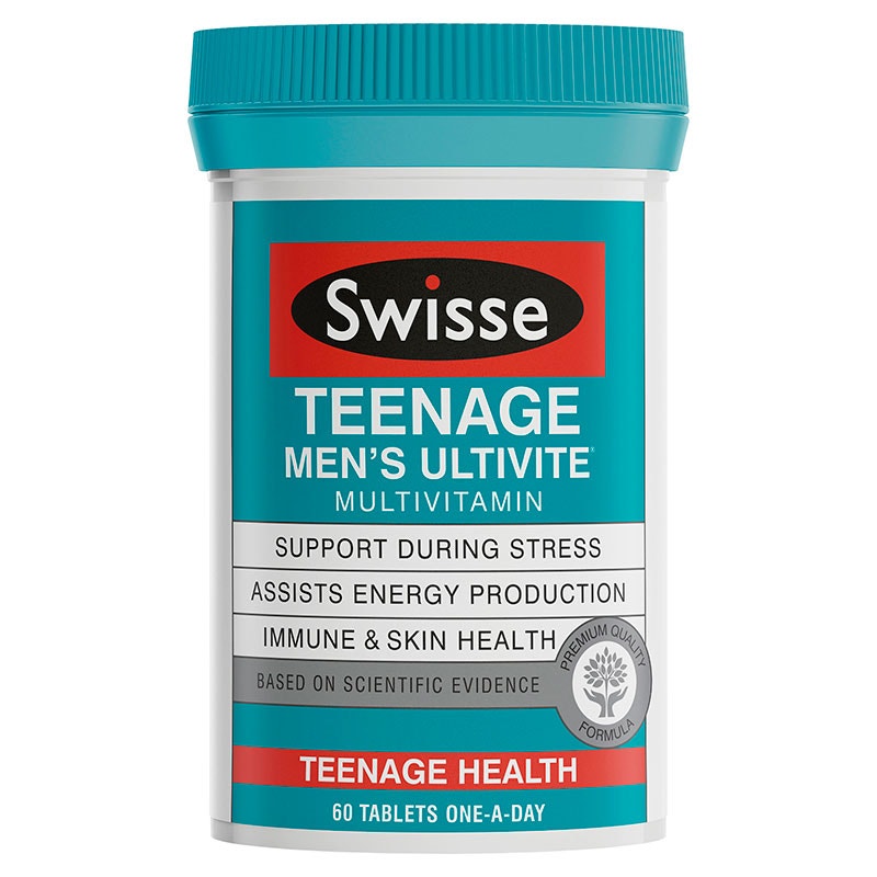 Swisse 青少年男生复合维生素片 60片