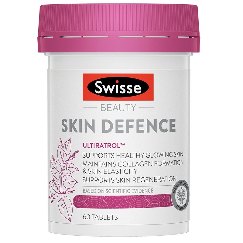 Swisse 高光片 60片 (烟酰胺+白藜芦醇+葡萄籽，焕白淡黑)