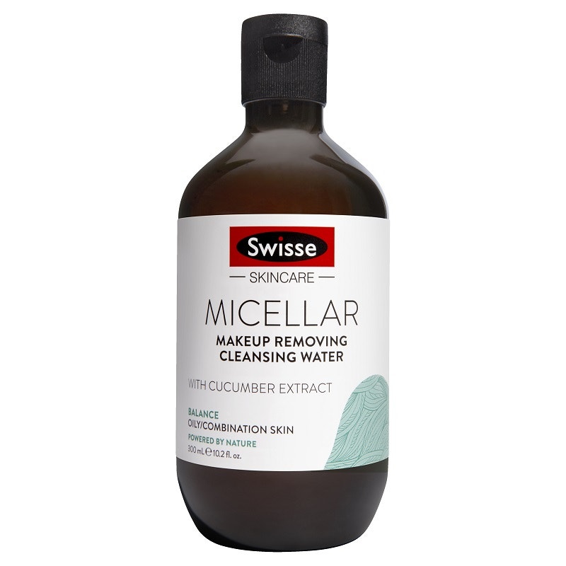 Swisse 小黄瓜卸妆水 温和免洗 天然黄瓜水 敏感肌适用 300ml