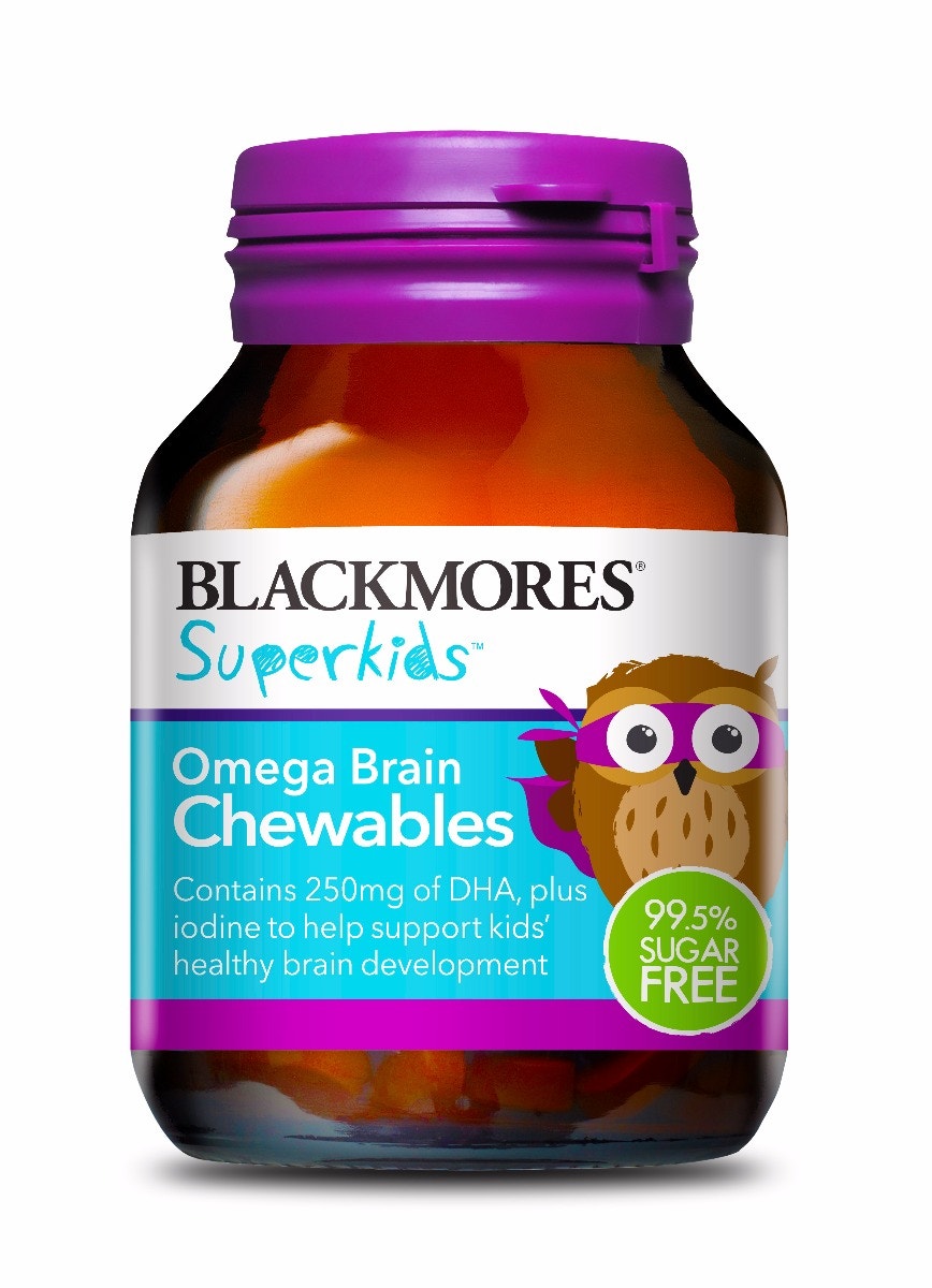 Blackmores SuperKids 儿童Omega聪明鱼油咀嚼片 50片