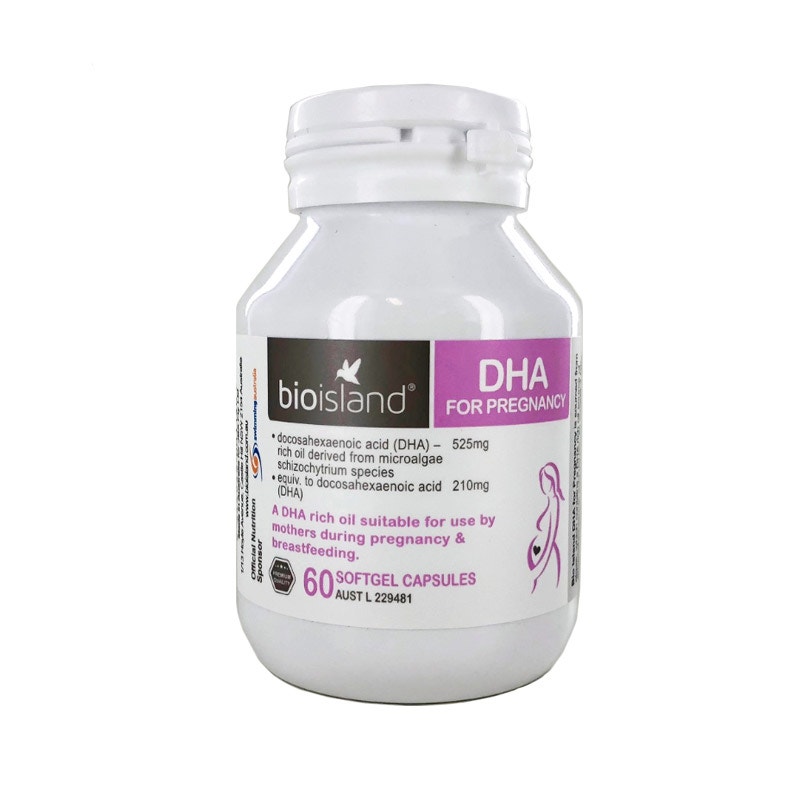 Bio Island 生物岛 孕妇DHA胶囊  60粒 （帮助胎儿发育）