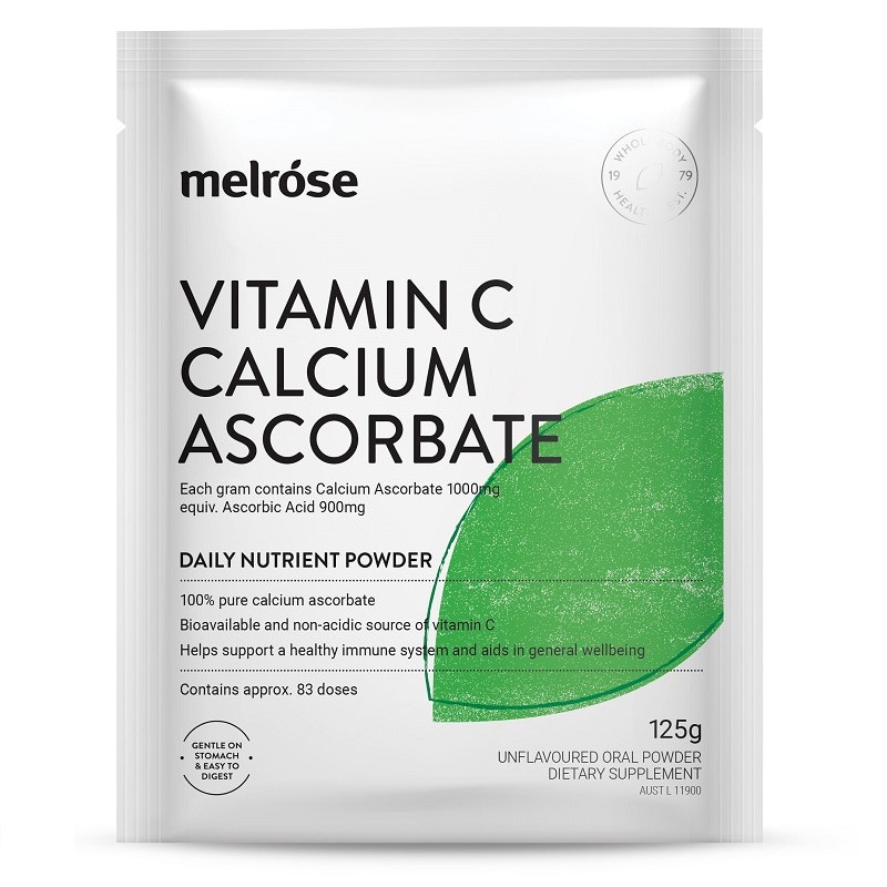 Melrose 维生素C+钙粉 125g （健骨骼，强免疫）