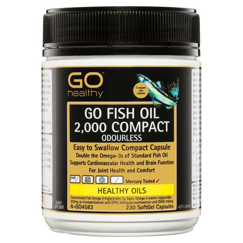 Go Healthy 高之源 无腥鱼油2000mg口服胶囊 230粒