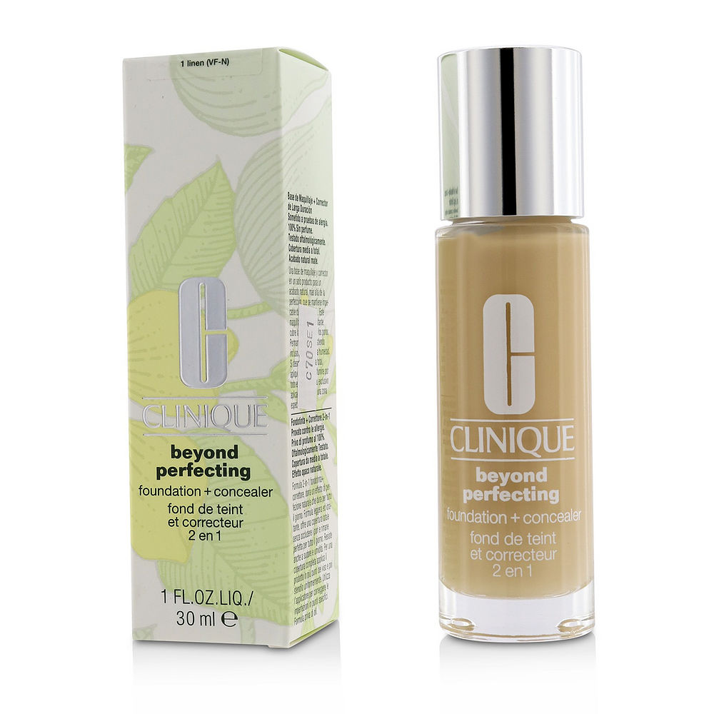 CLINIQUE 倩碧 持久遮瑕粉底液 30ml  1-linen