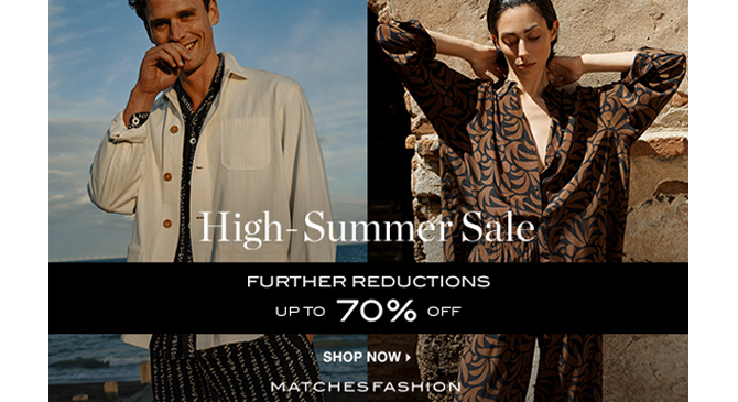 MATCHESFASHION官网开启盛夏大促专场,低至3折起!