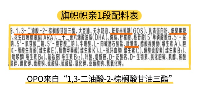 旗帜帜亲1段配料表