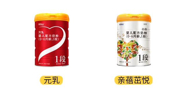 完达山元乳和亲蓓茁悦产品图
