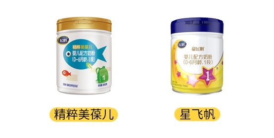 飞鹤星飞帆和精粹美葆儿产品图