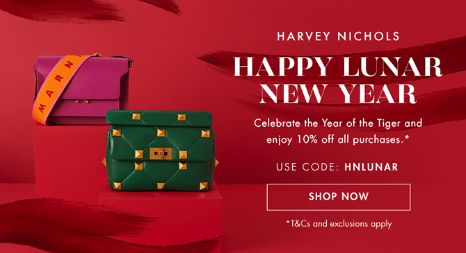 Harvey Nichols新年活动全场9折 领码抢购!