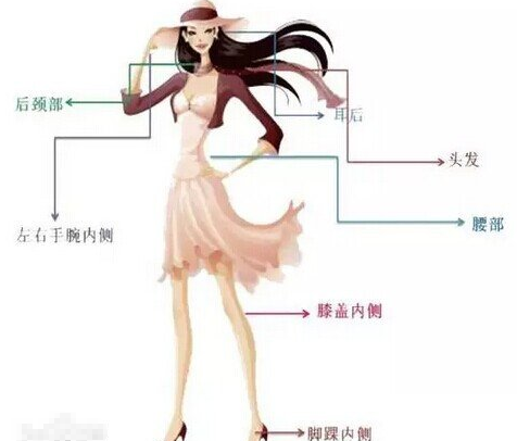 香水应该怎样喷 女士、男士香水的用法和禁忌