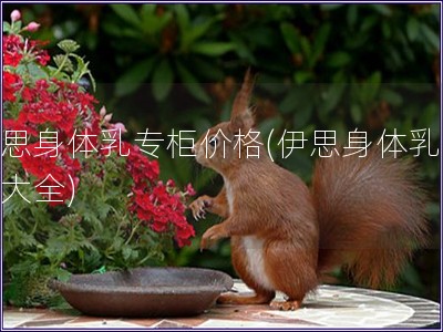 伊思身体乳专柜价格(伊思身体乳价格大全)